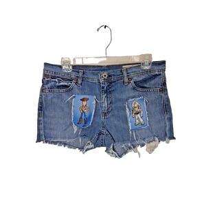 Ralph Lauren Polo Kelly Jean Shorts Toy Story Jean Shorts Size 10‎ Stretch Artsy